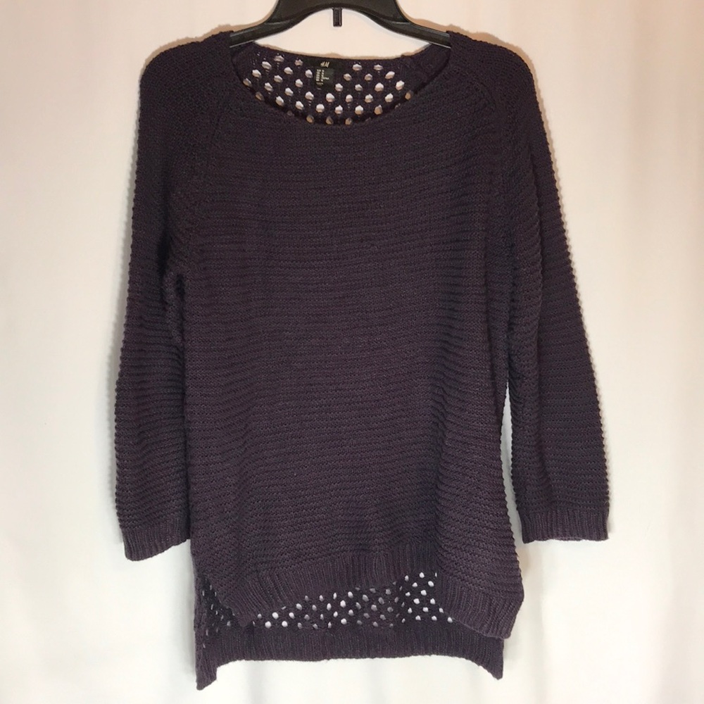 Beautiful deep purple sweater